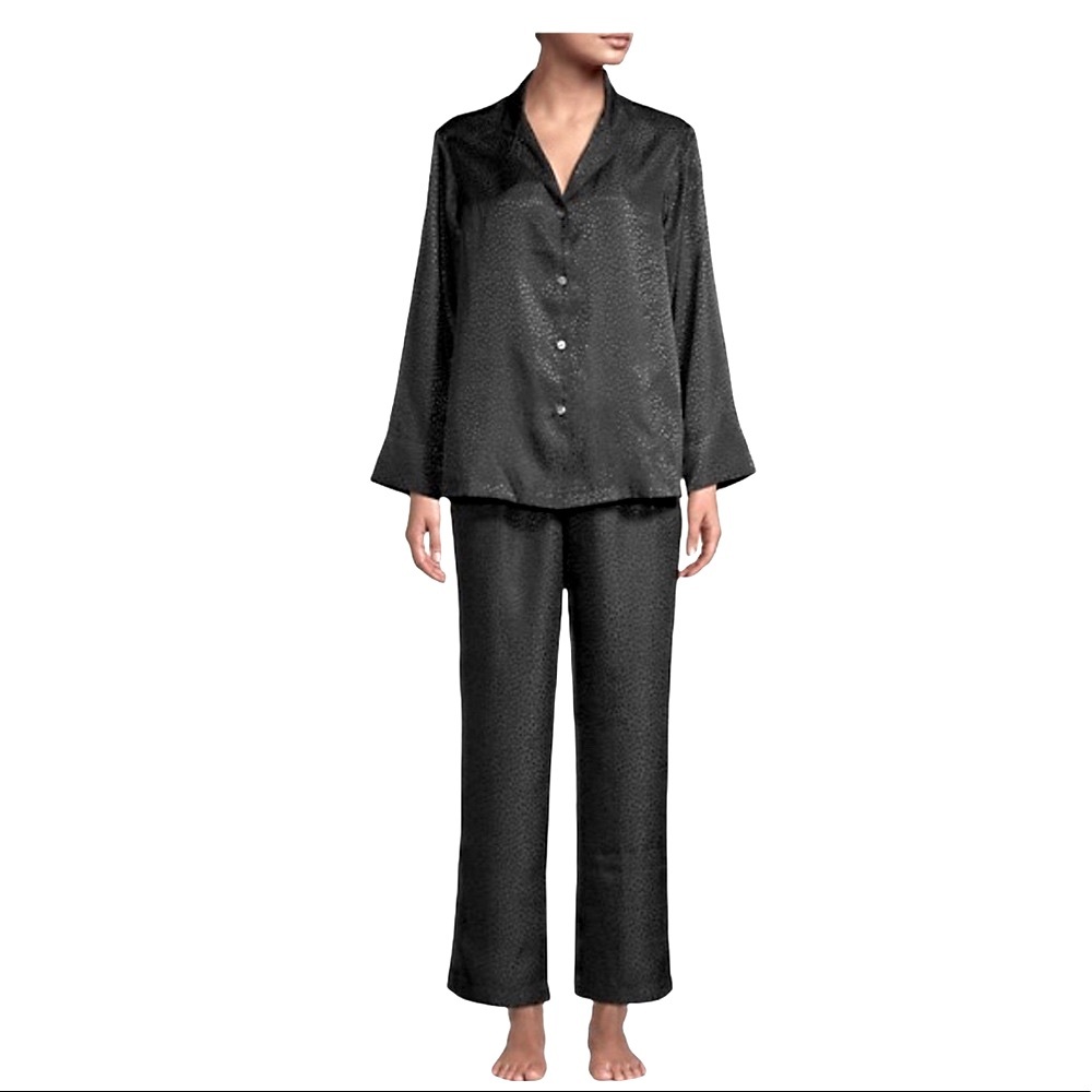 Natori Jacquard Animal Print 2-Piece Printed Pajama Set